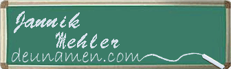 Jannik Mehler Visitenkarte